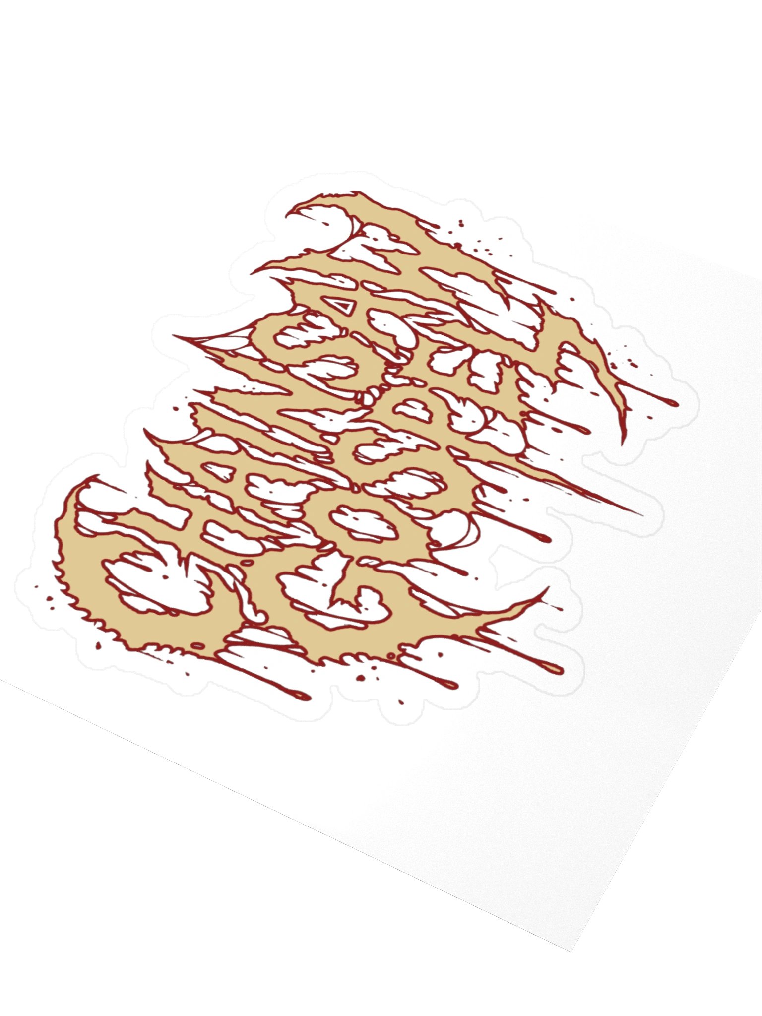 CHAINSAW GOSPEL — Kiss-cut Logo sticker product image (3)