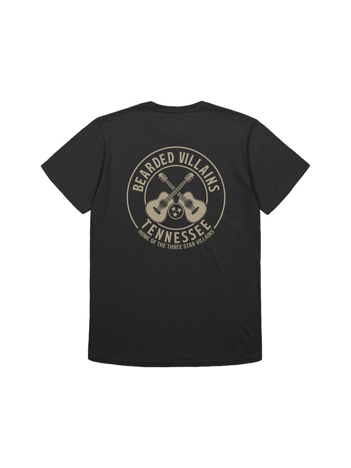 TSV Bearded Villains Tennessee Vandy Gold T-Shirt | Premium Brotherhood Tee | Southern Pride Apparel product image (2)