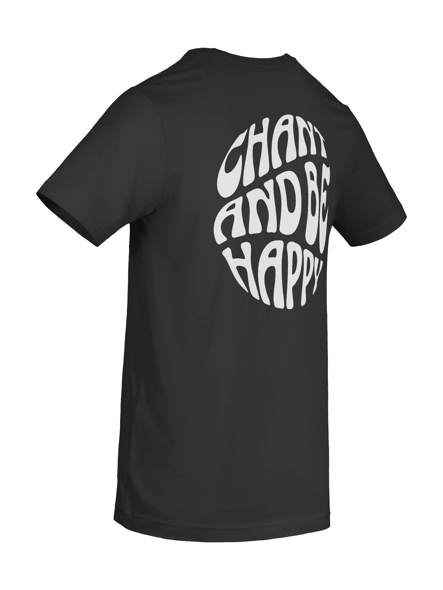 chant and be happy tee - white artwork product image (8)