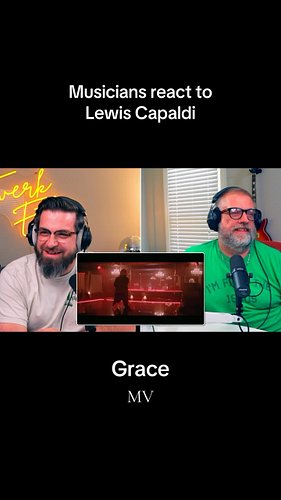 @lewiscapaldi an amazing singer and even funnier guy! #twerkethic #reaction #lewiscapaldi #grace #music