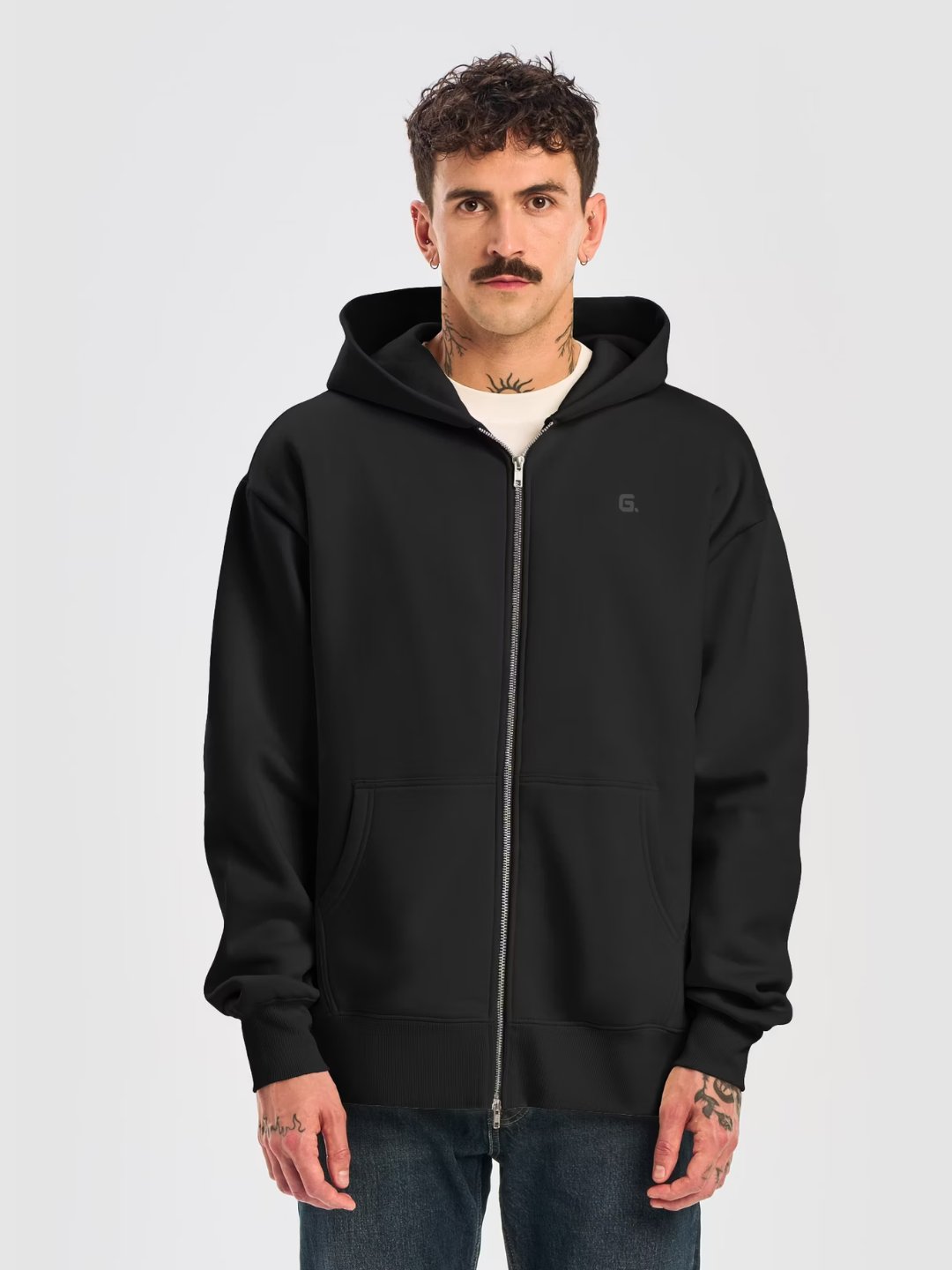 GUILLOVELO STEALTH HEAVYWEIGHT ZIP HOODIE product image (1)