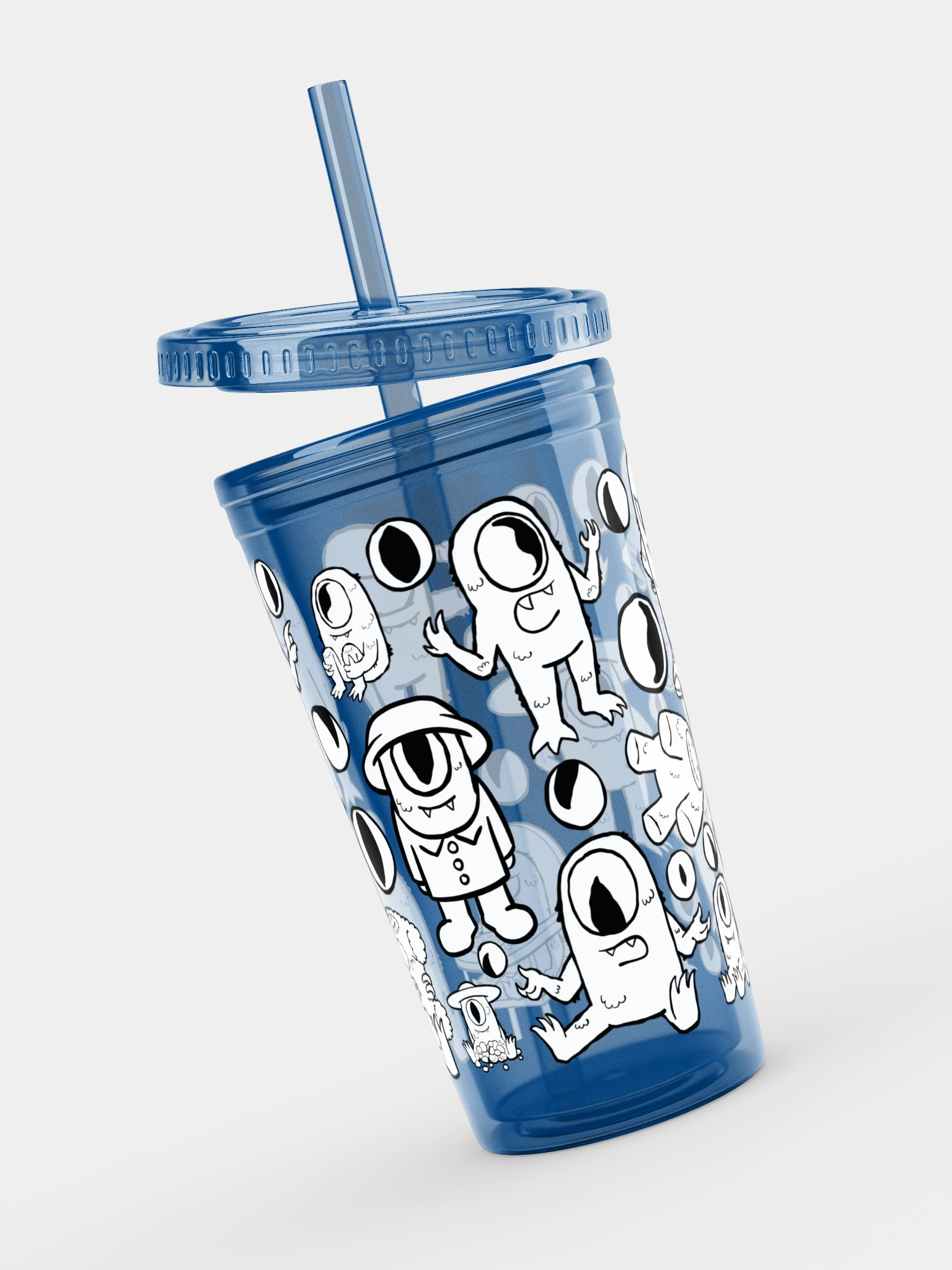 Monster Party Plastic Tumbler product image (4)