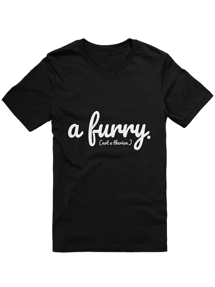 Clearly a furry t-shirt (dark edition) product image (1)