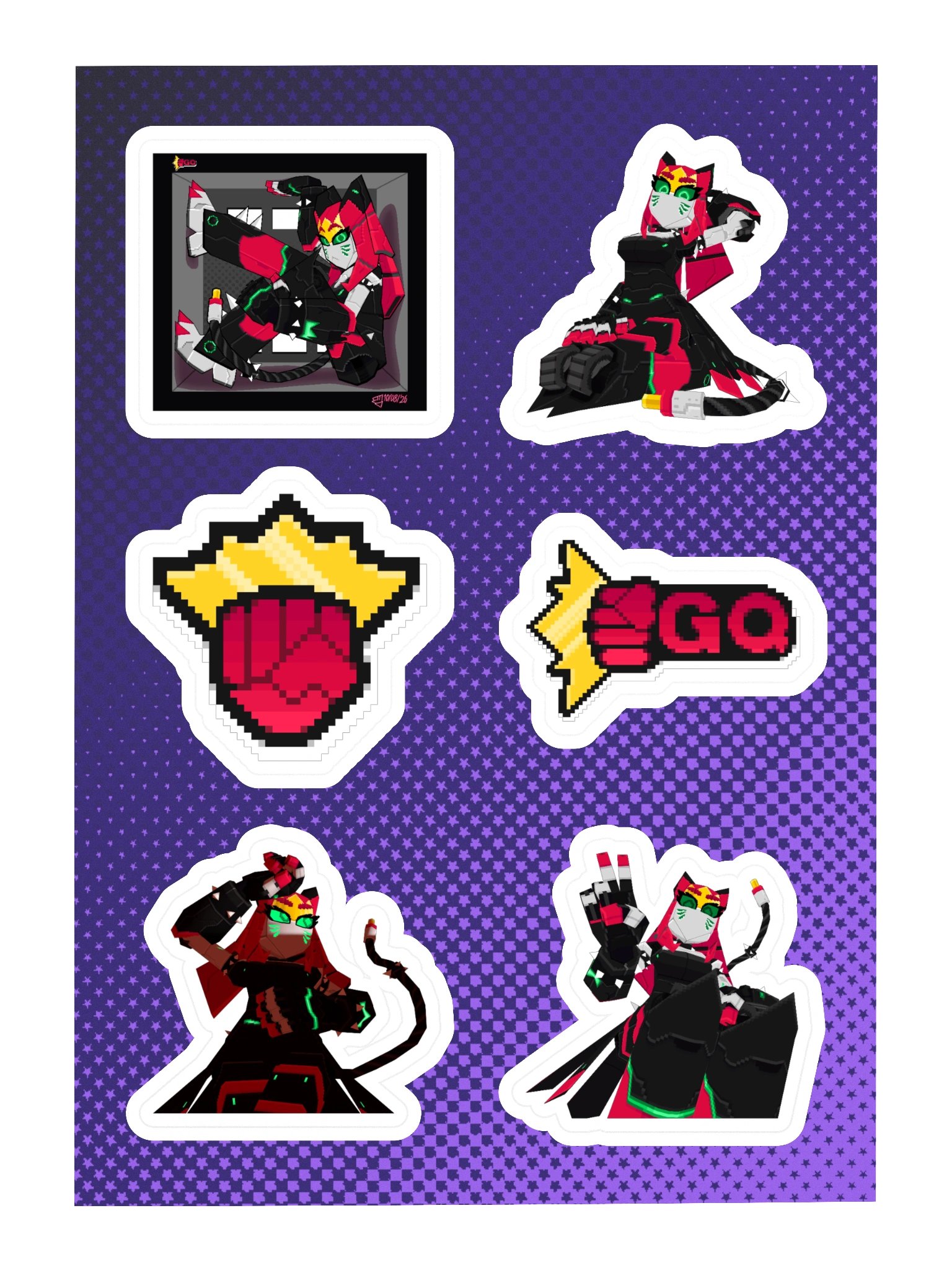 Metalqueen - Sticker Sheet product image (3)