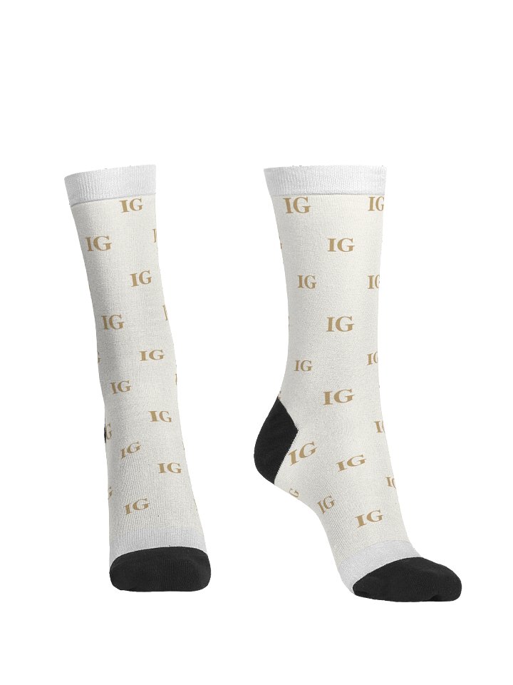 Idle Garage IG Pattern Crew Socks product image (2)