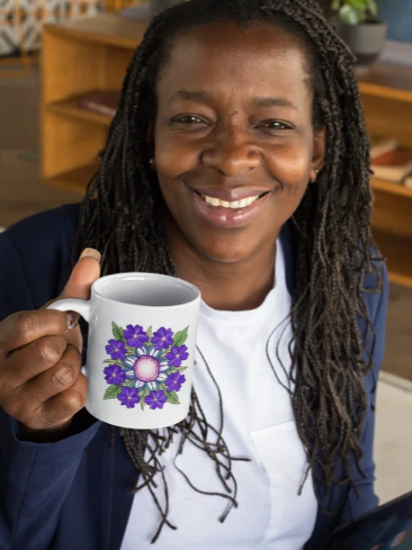 Celestial Petalwheel Mandala - Mug product image (2)