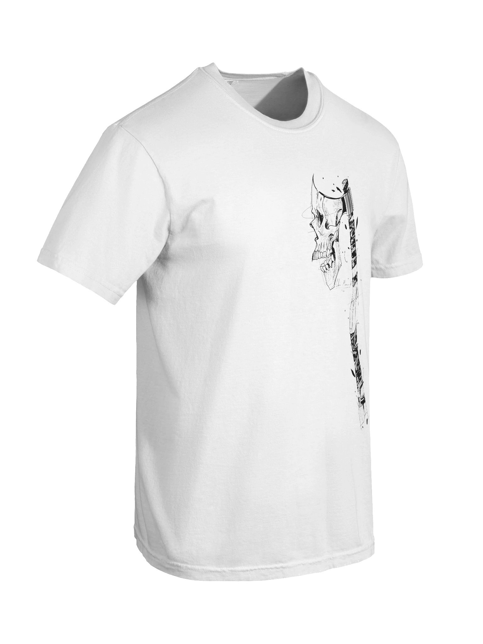 skull axe tee product image (8)