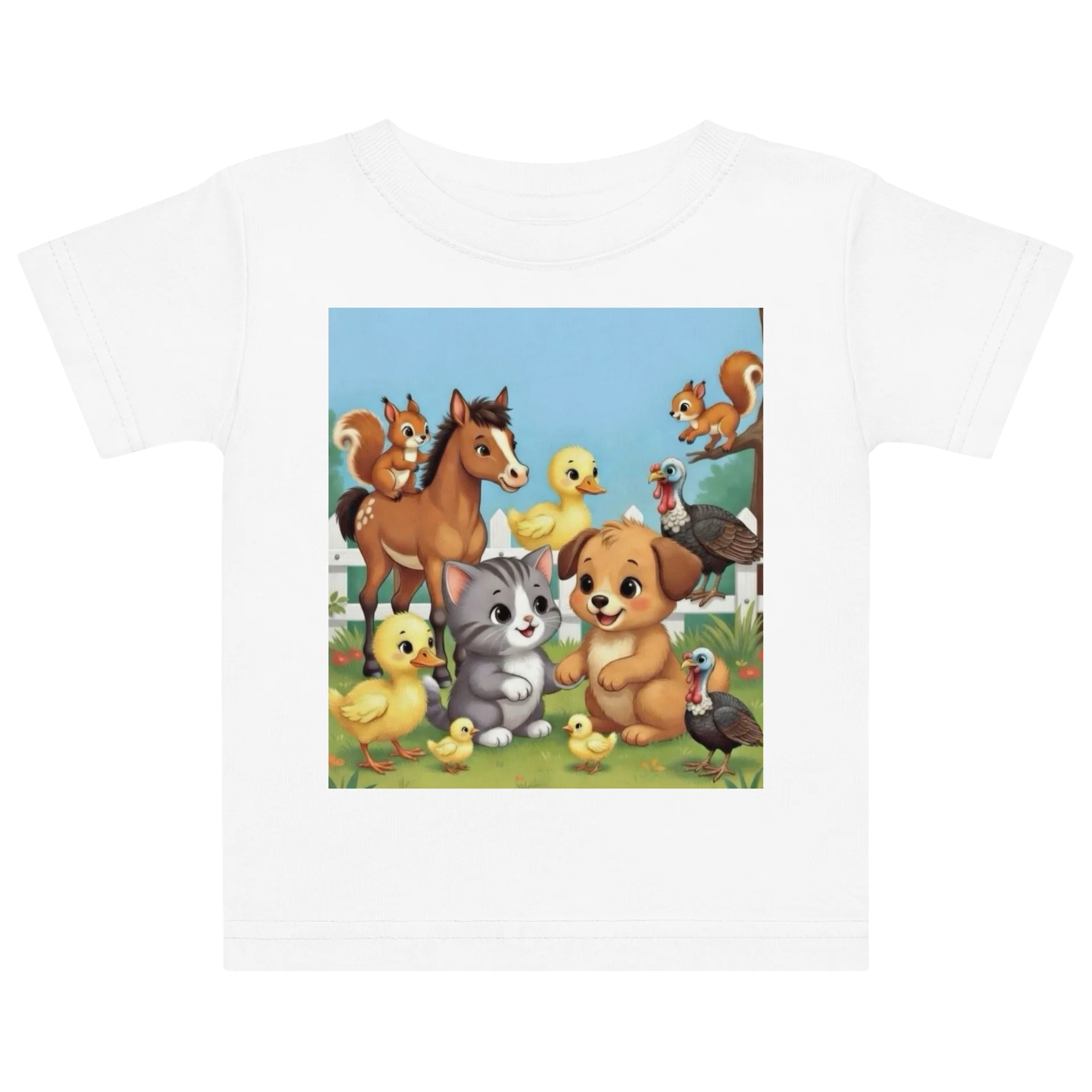Farmyard Friends Baby Tee product image (1)