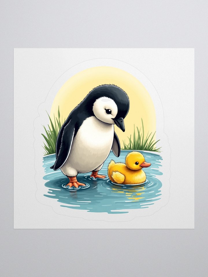 Penguin and Duckling Friendship Sticker Set product image (3)