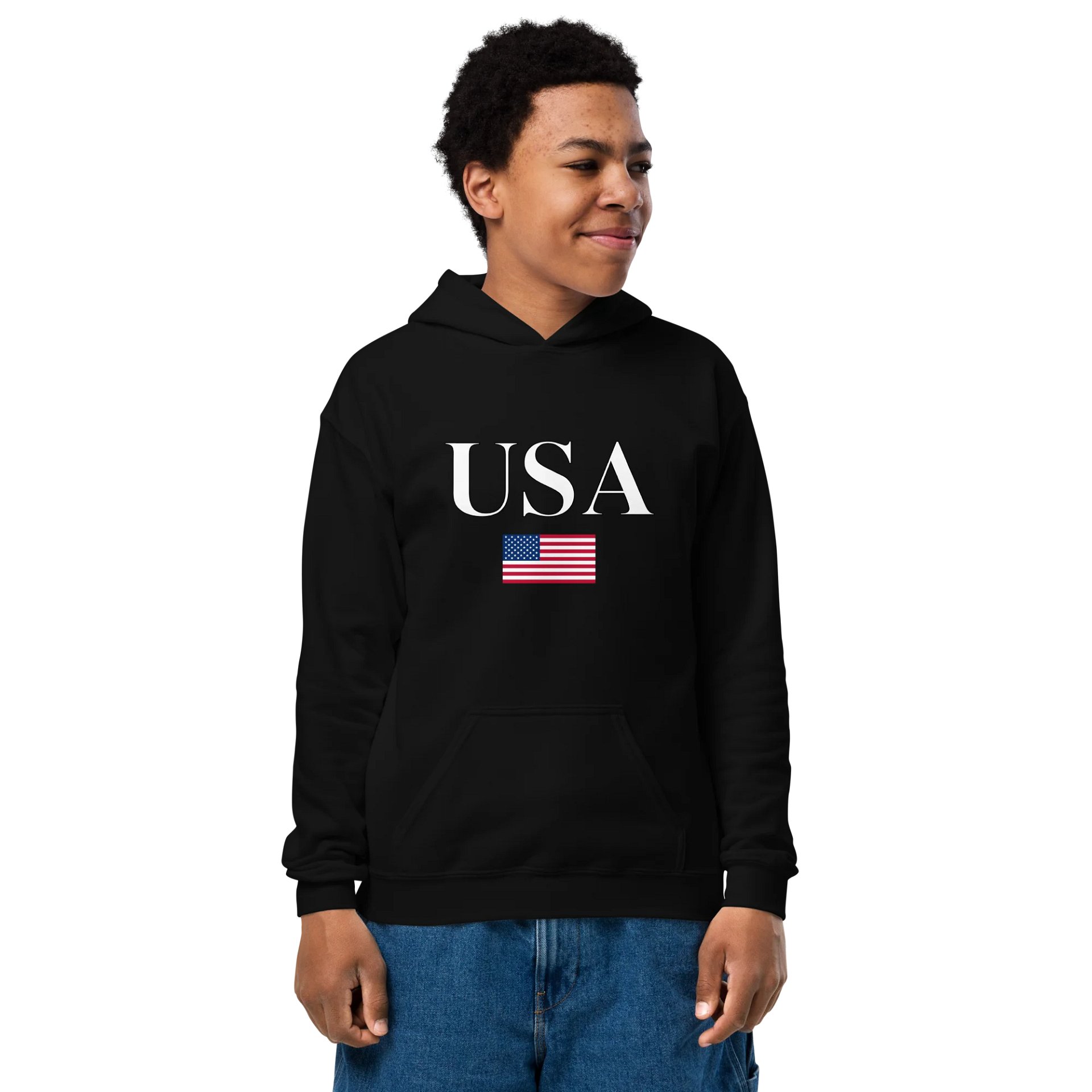 Gildan Youth Hoodie-USA product image (1)