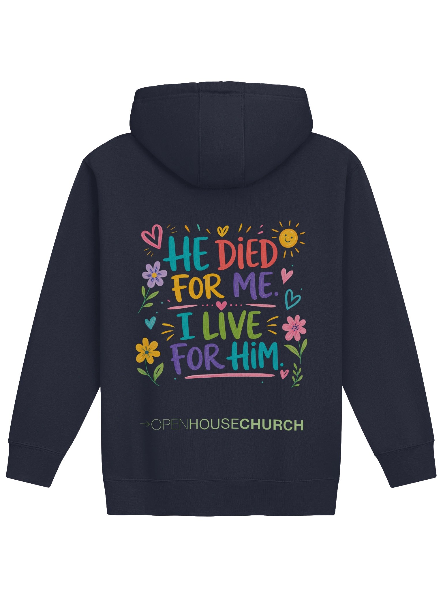 Hoodie - He died for me product image (4)