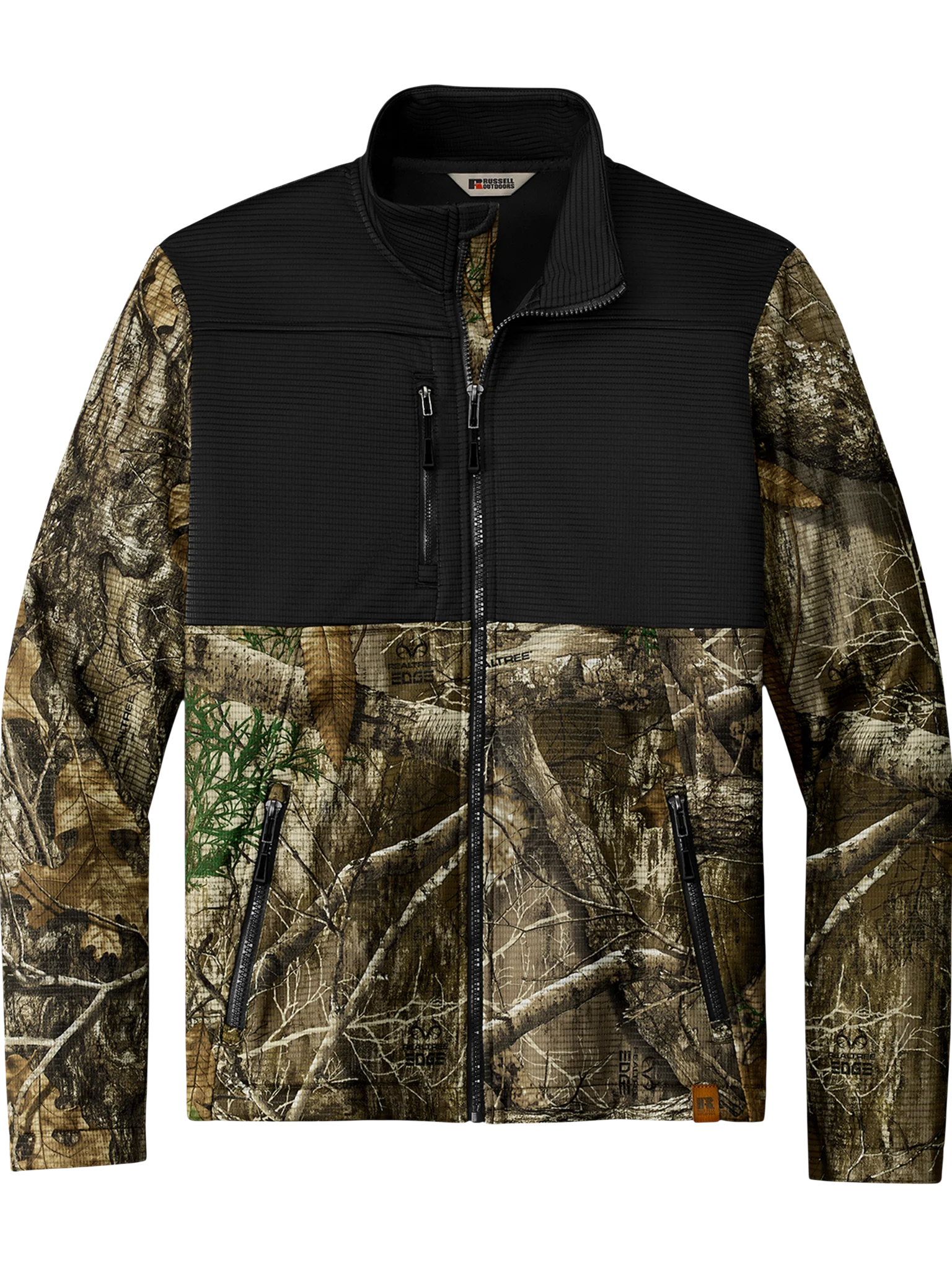 Realtree Atlas Colorblock Soft Shell Jacket — Embroidered Monogram "DLK" product image (3)