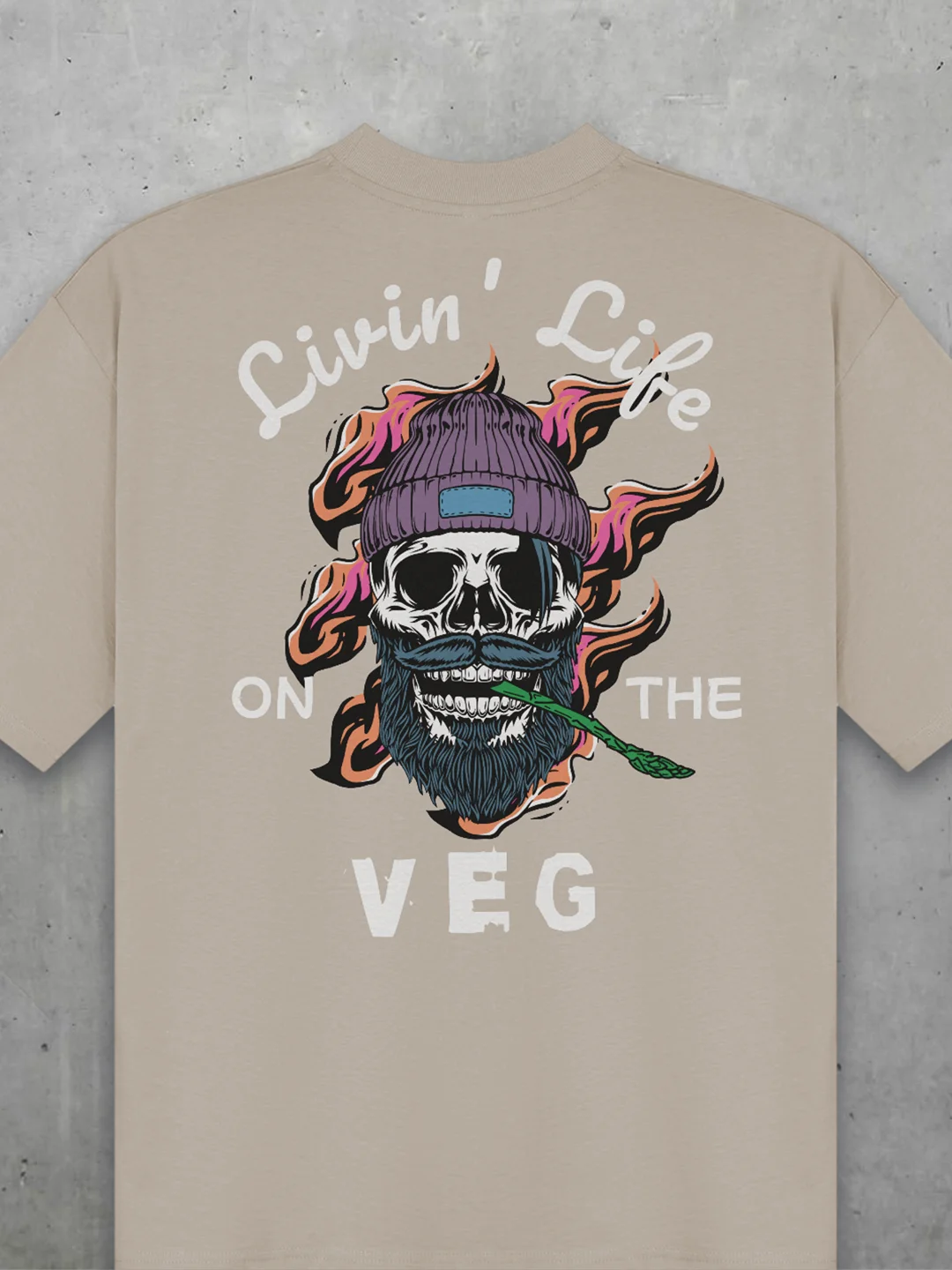 Livin' Life On The Veg Oversized Tee product image (10)
