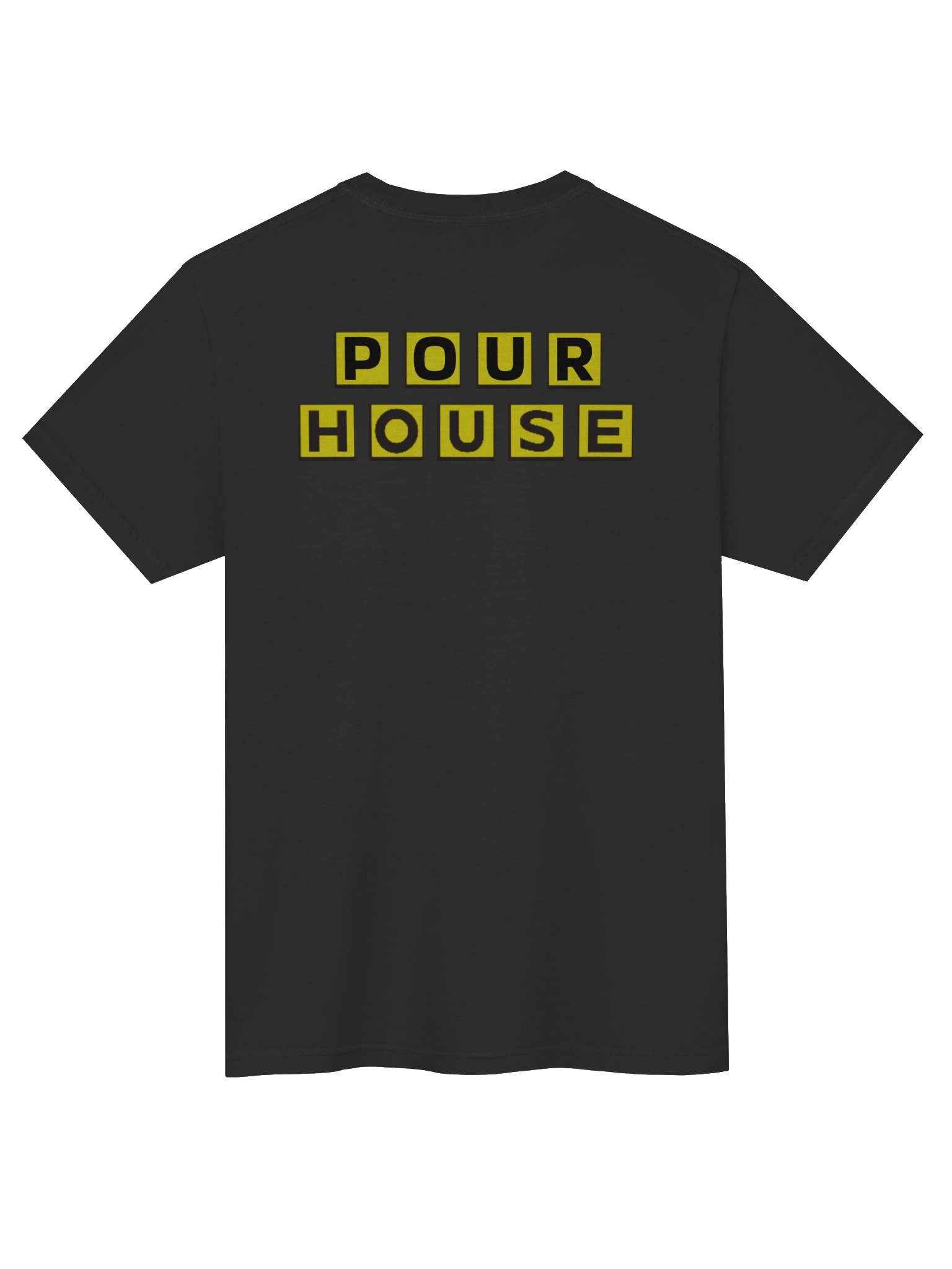 POUR HOUSE Logo Pocket Tee Yellow product image (1)