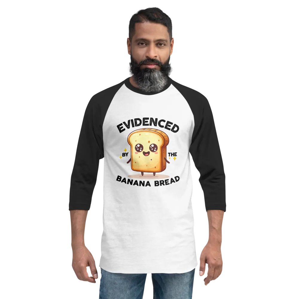 Evidenced by the Banana Bread | Baseball Tee product image (6)
