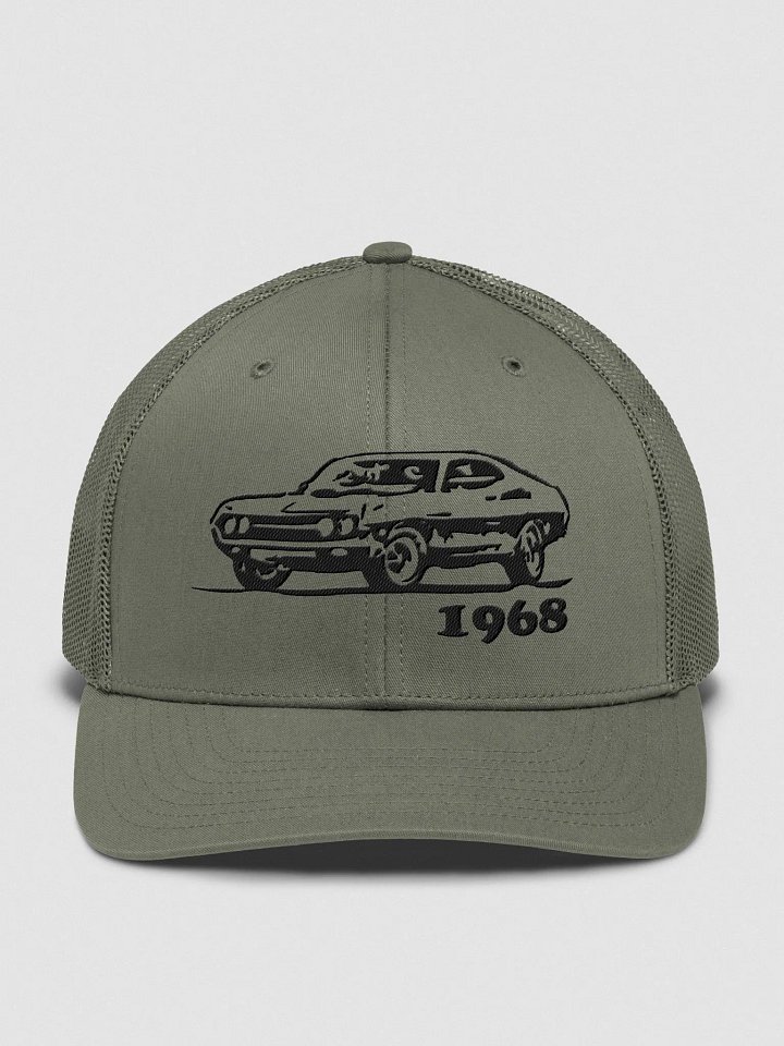 Embroidered 1968 American Muscle Car Trucker Hat product image (1)