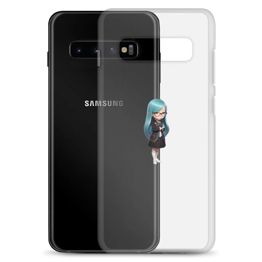 (Aqua CHIBI) K Clear Case for Samsung product image (2)