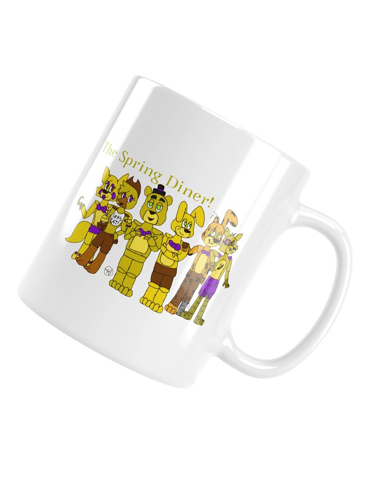 Spring Diner Friends Cartoon Mug product image (1)