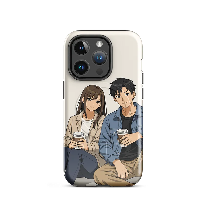 Coffee Date Couple iPhone Tough Case product image (2)