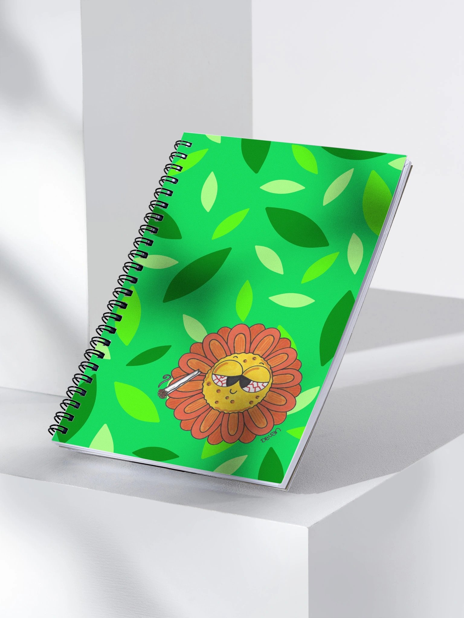 Orange Stoner Flower Notebook product image (3)