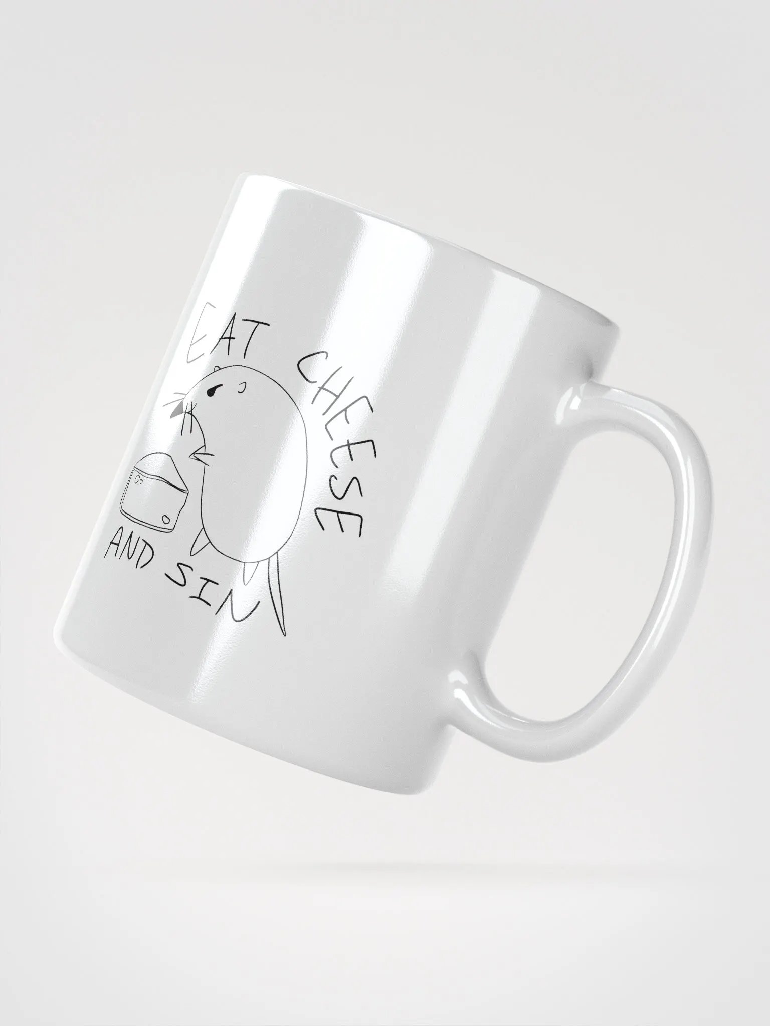 Eat Cheese and Sin Mug product image (2)
