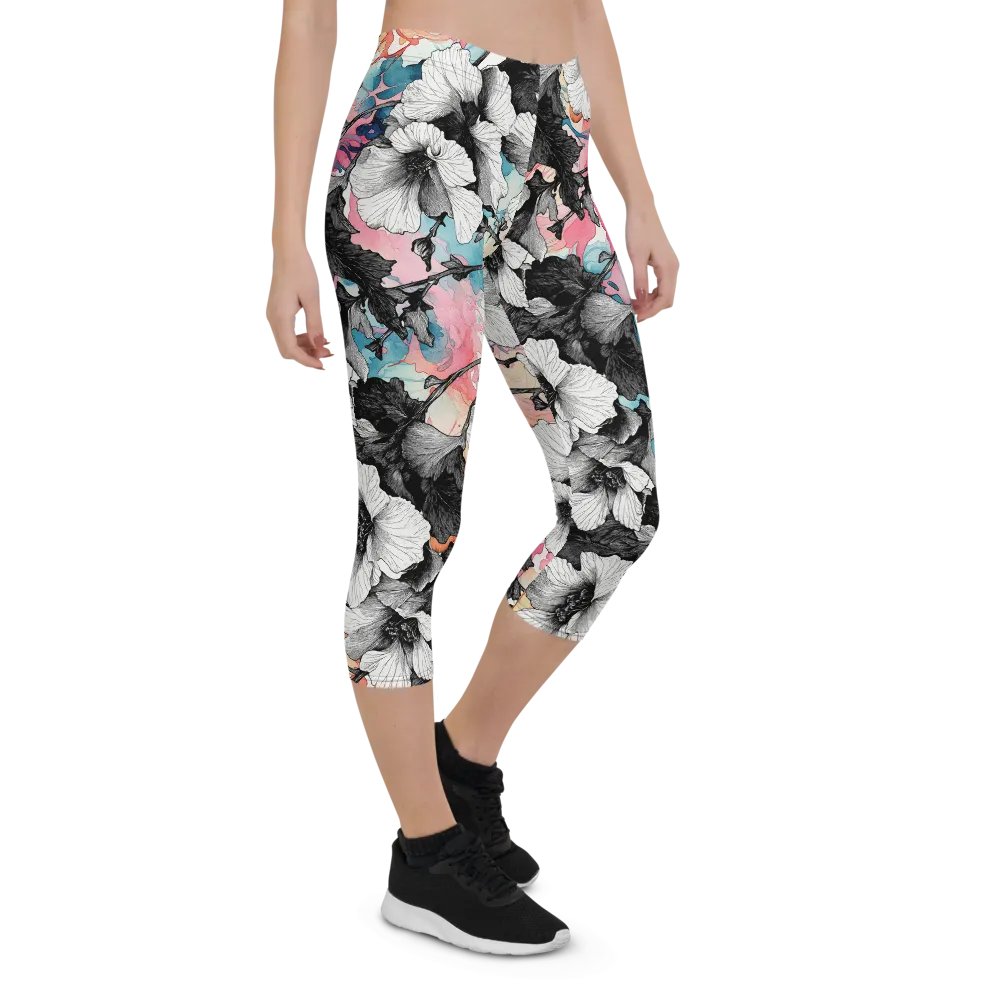Hibiscus Dreams All-Over Capri Leggings product image (7)