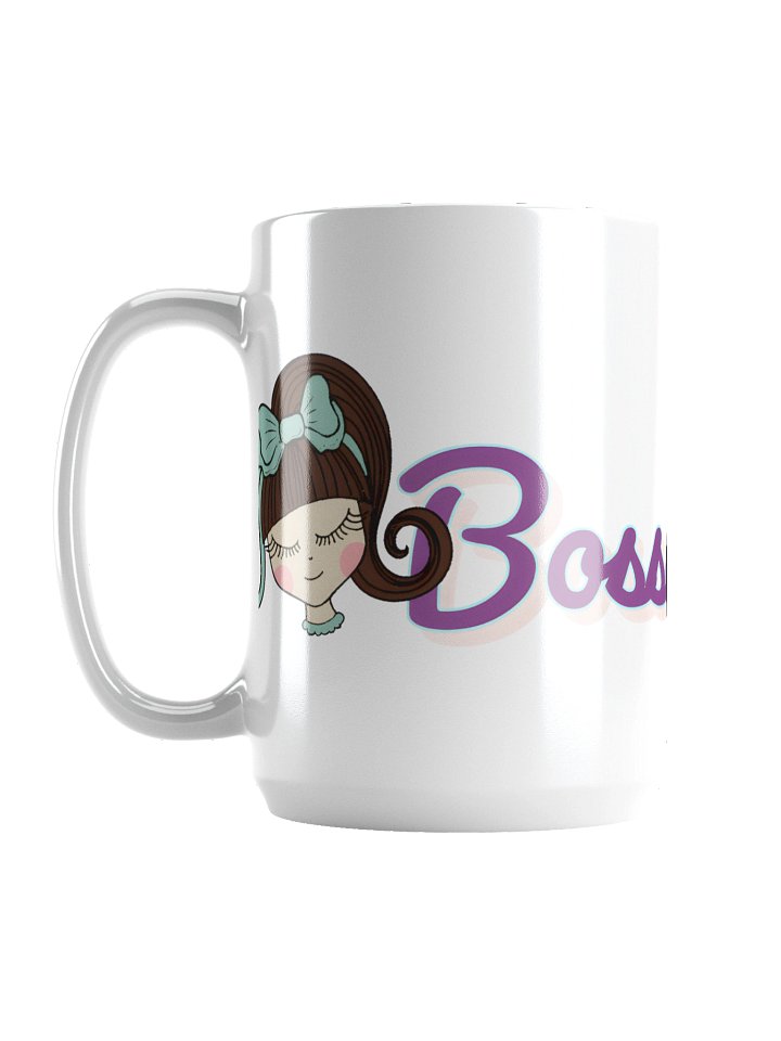 BosseladyTV Girl Logo 15 oz Mug product image (1)
