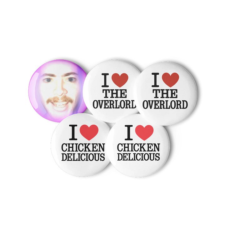 Chickendelicious + The Overlord Pins product image (3)