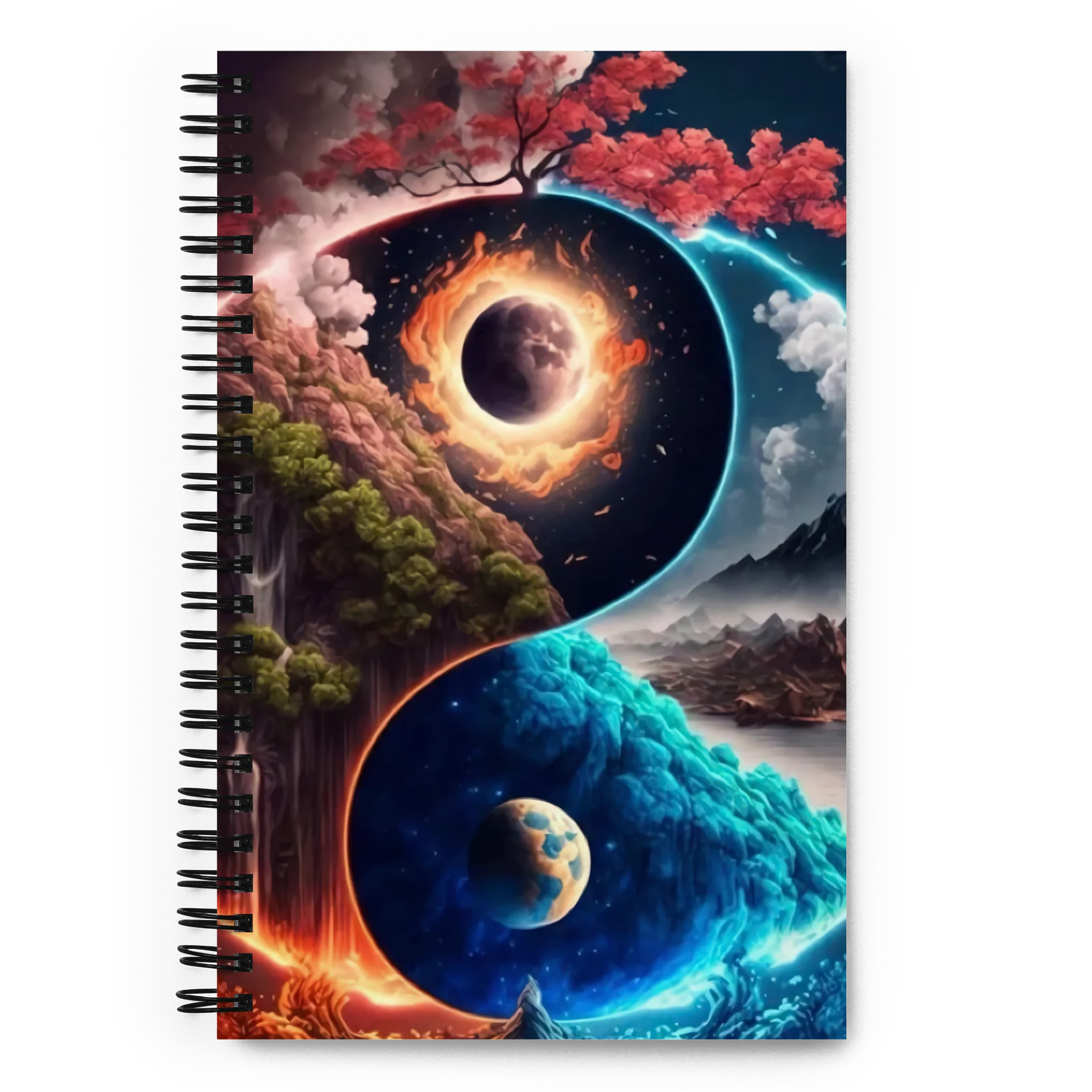 Yin Yang Elements -Spiral Notebook product image (1)