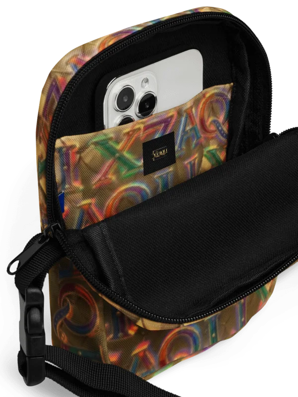 XZAQLI Liquid Gold Monogram Utility Crossbody Bag product image (2)