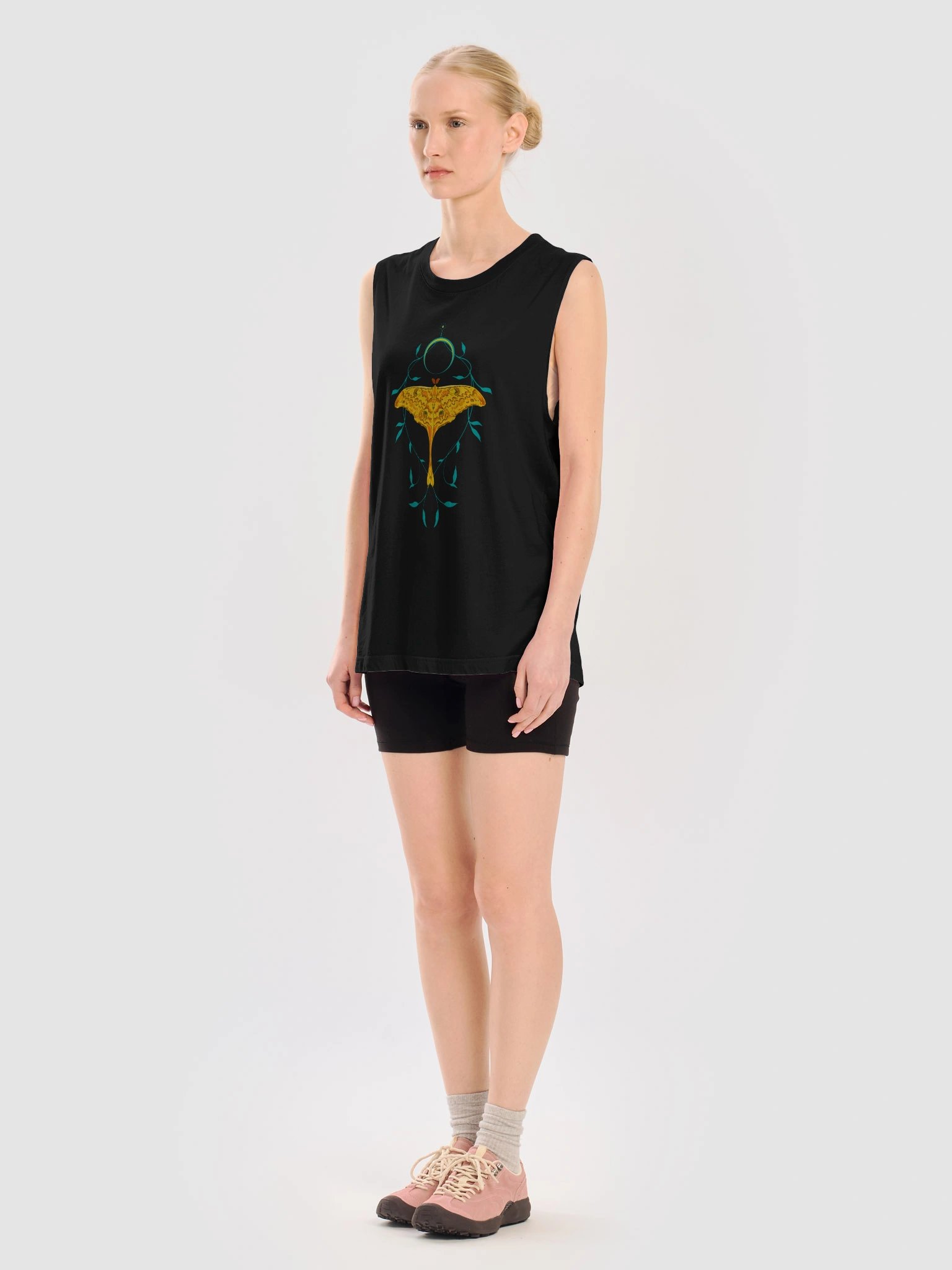 Celestial Moth Emblem Muscle Tank product image (10)