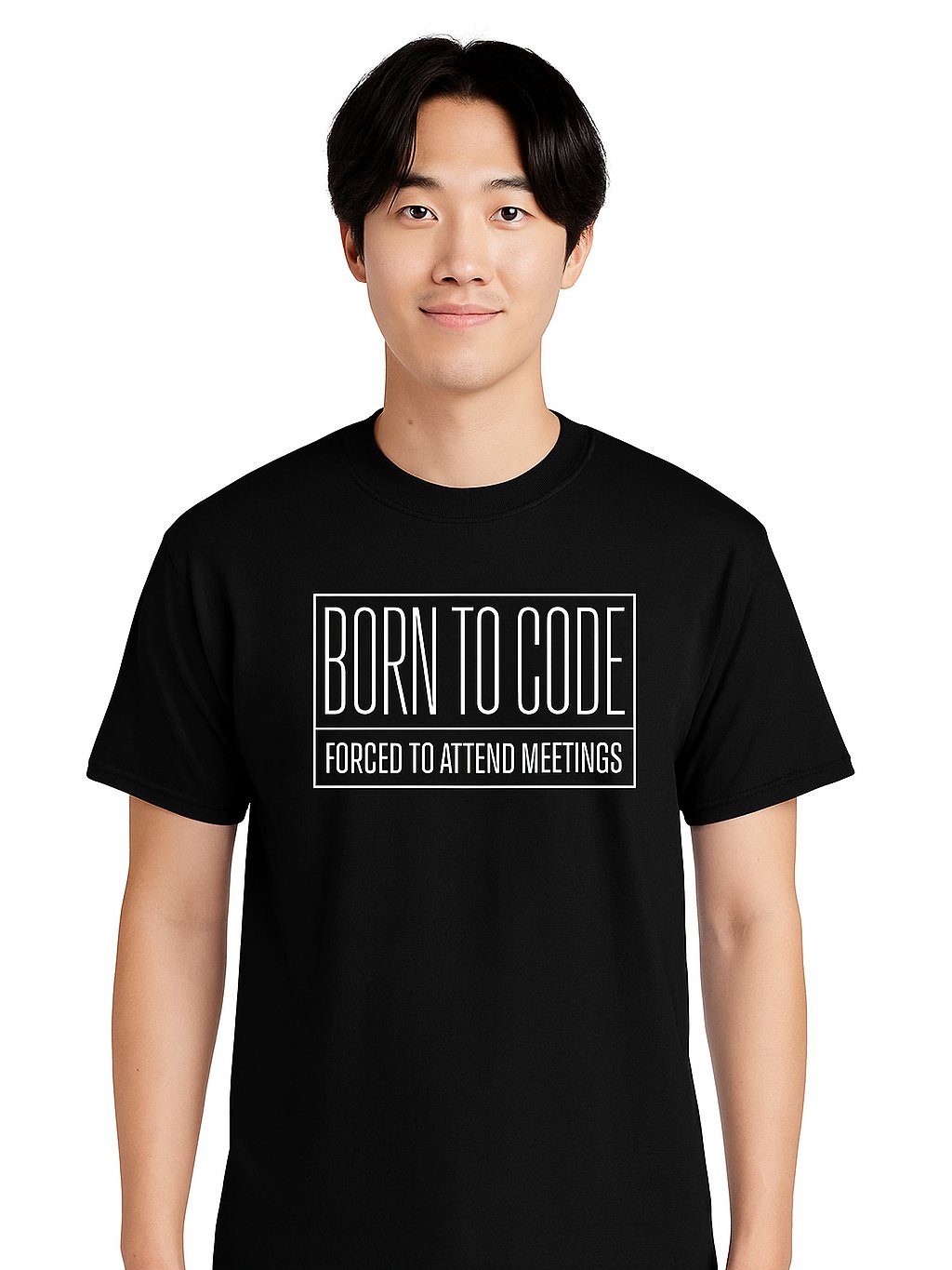 born to code forced to attend meetings t-shirt product image (91)