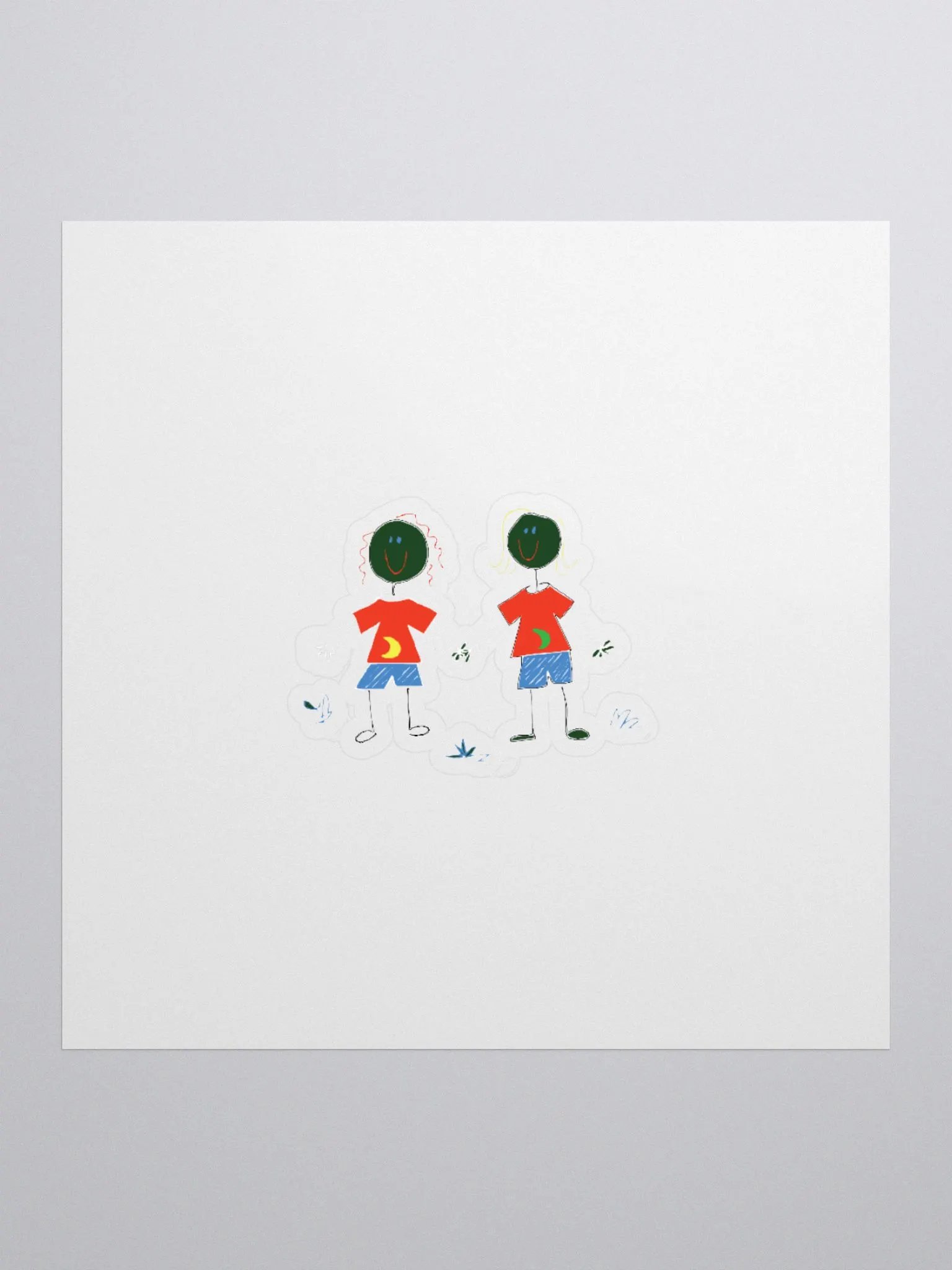 TWO STICK FIGURES. product image (1)
