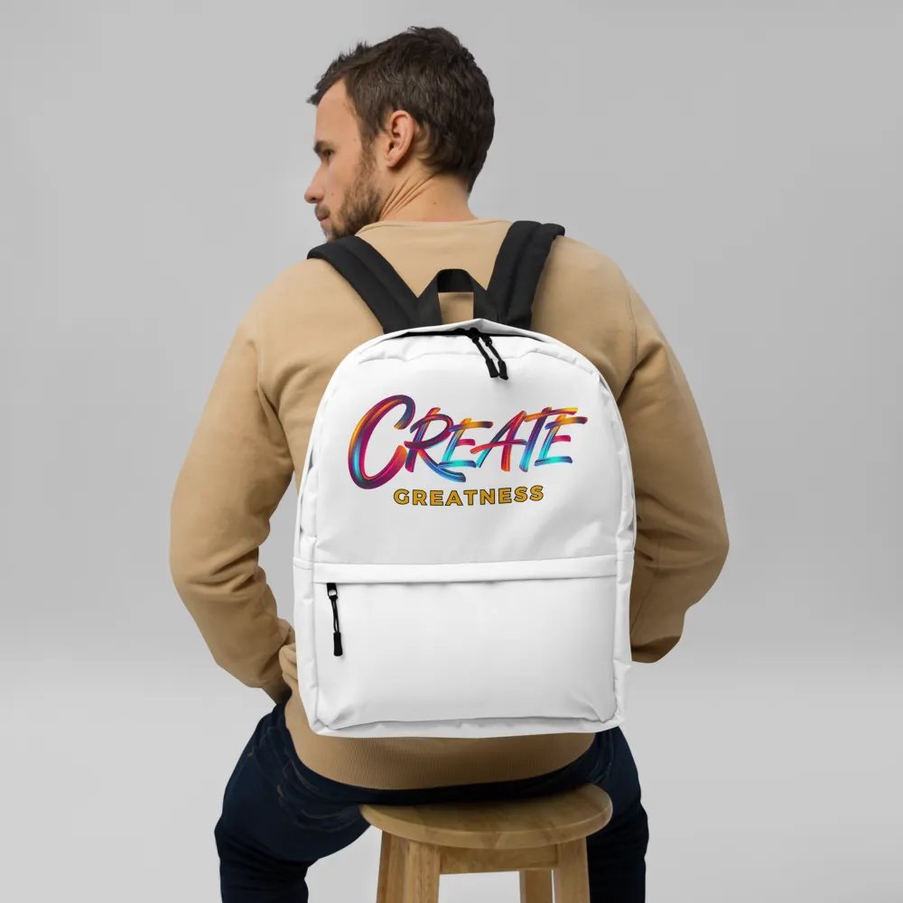 Create Greatness Full Print Backpack product image (4)