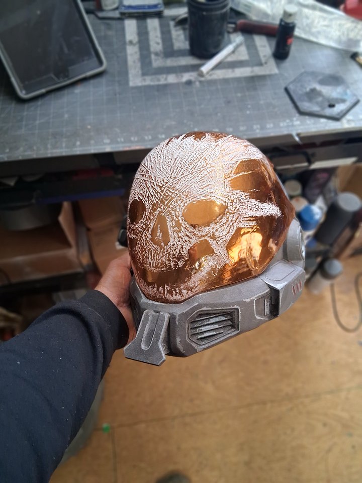 Reach EVA Emile Helmet life size 3D Printed Prop product image (2)