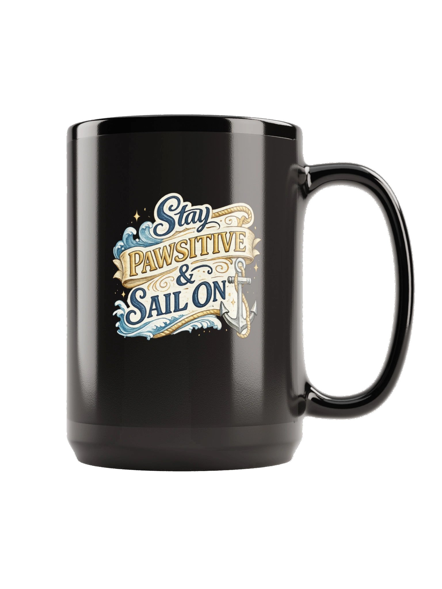 Captain Sunny Stay Pawsitive Mug product image (3)
