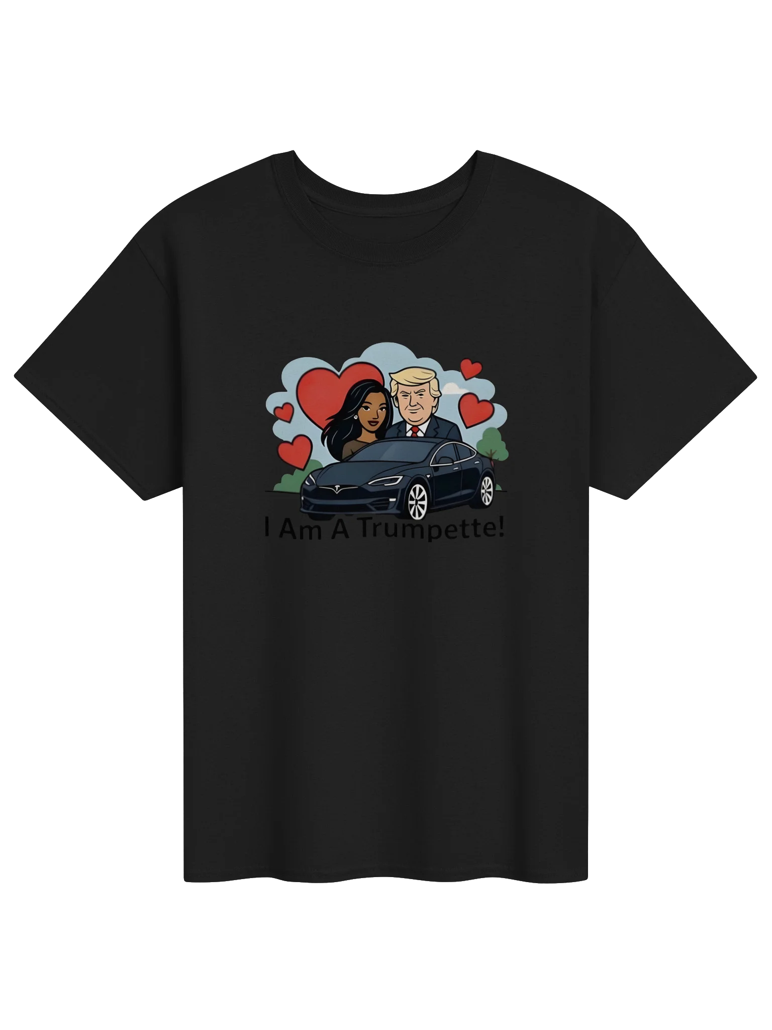 Trumpette Hearts Sticker Graphic Tee product image (4)