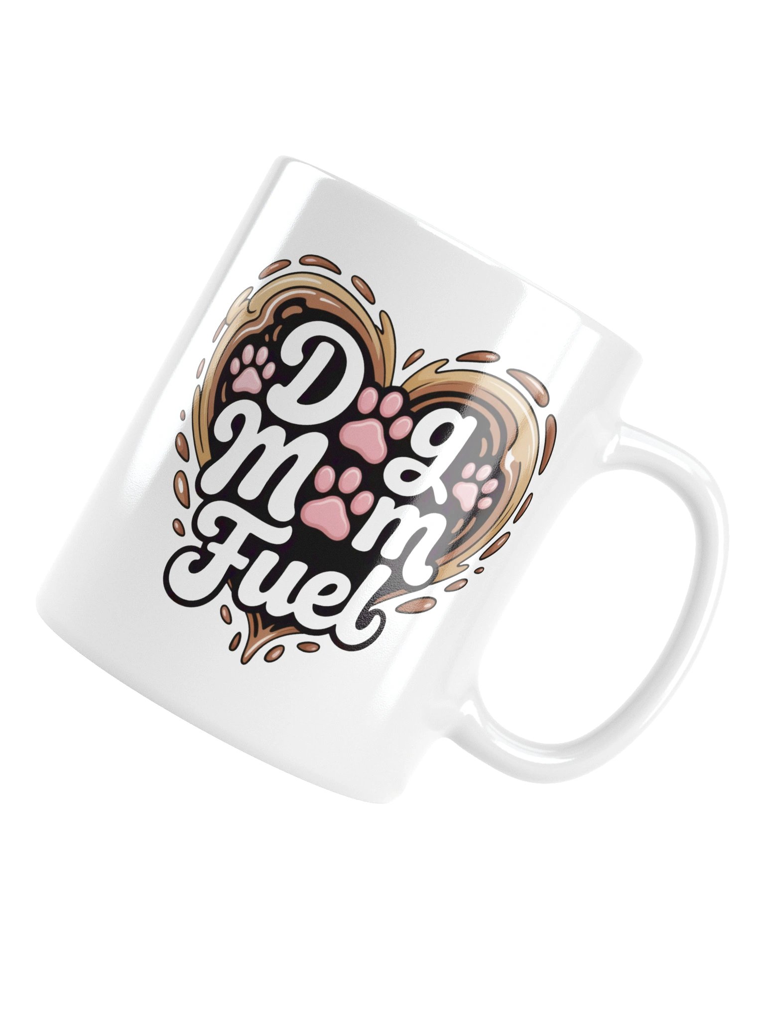Dog Mom Fuel Coffee Mug – Cute Gift for Dog Moms product image (16)