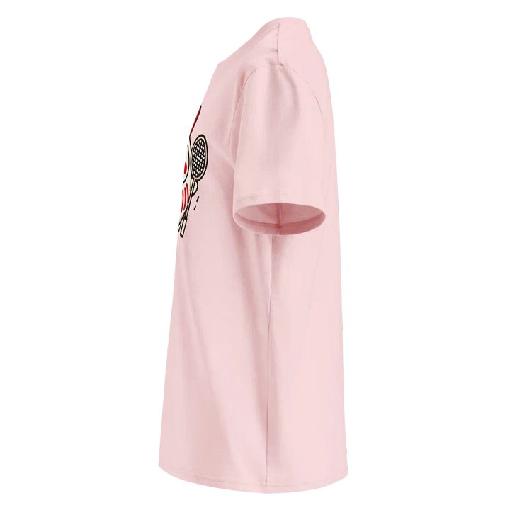 Smiling Bunny Badminton T-Shirt product image (5)