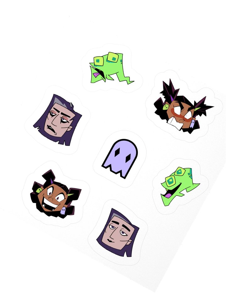Sticker Sheet - Heads 1 product image (4)