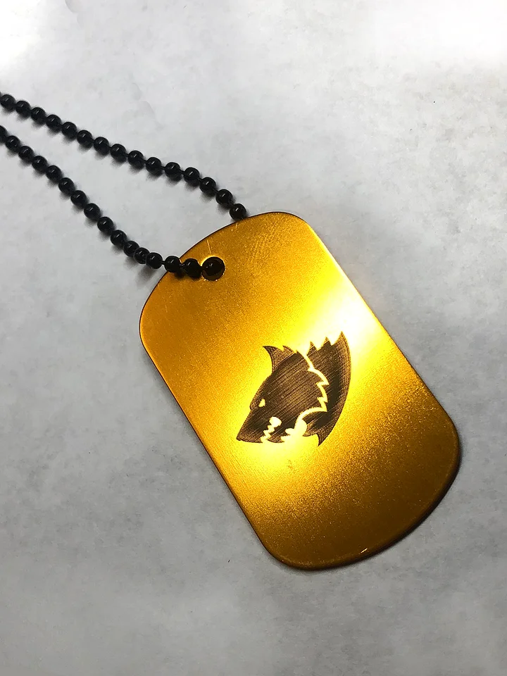 FENRIS - Engraved Dog Tag Pendant Necklace product image (1)