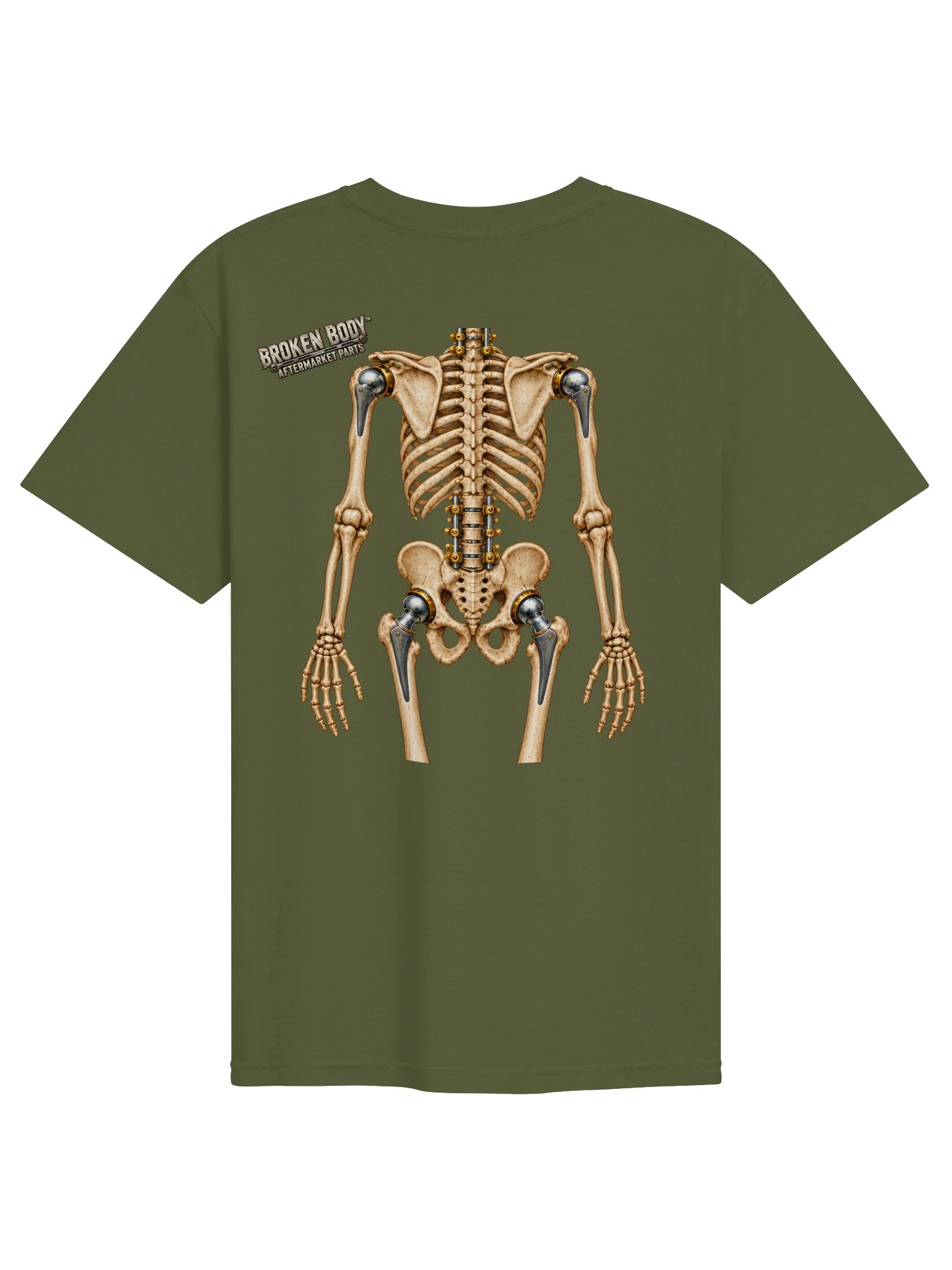Joint Replacement Shirt — The $45 Million Man™ Full Rebuild Aftermarket Parts | Broken Body™ product image (3)