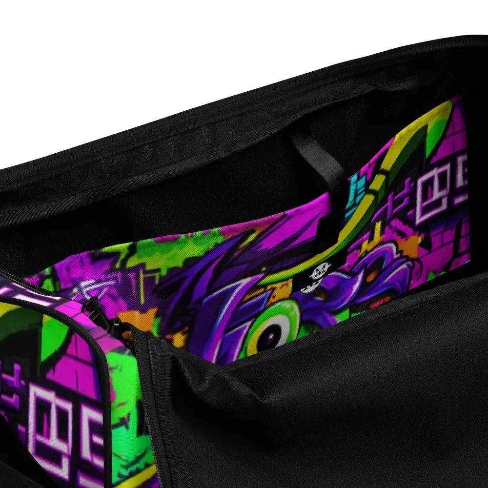 Urban Style: Graffiti Duffel Bag - The Ultimate Gym Companion product image (5)