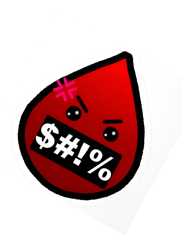 "Bleep" Kiss-Cut Sticker product image (8)