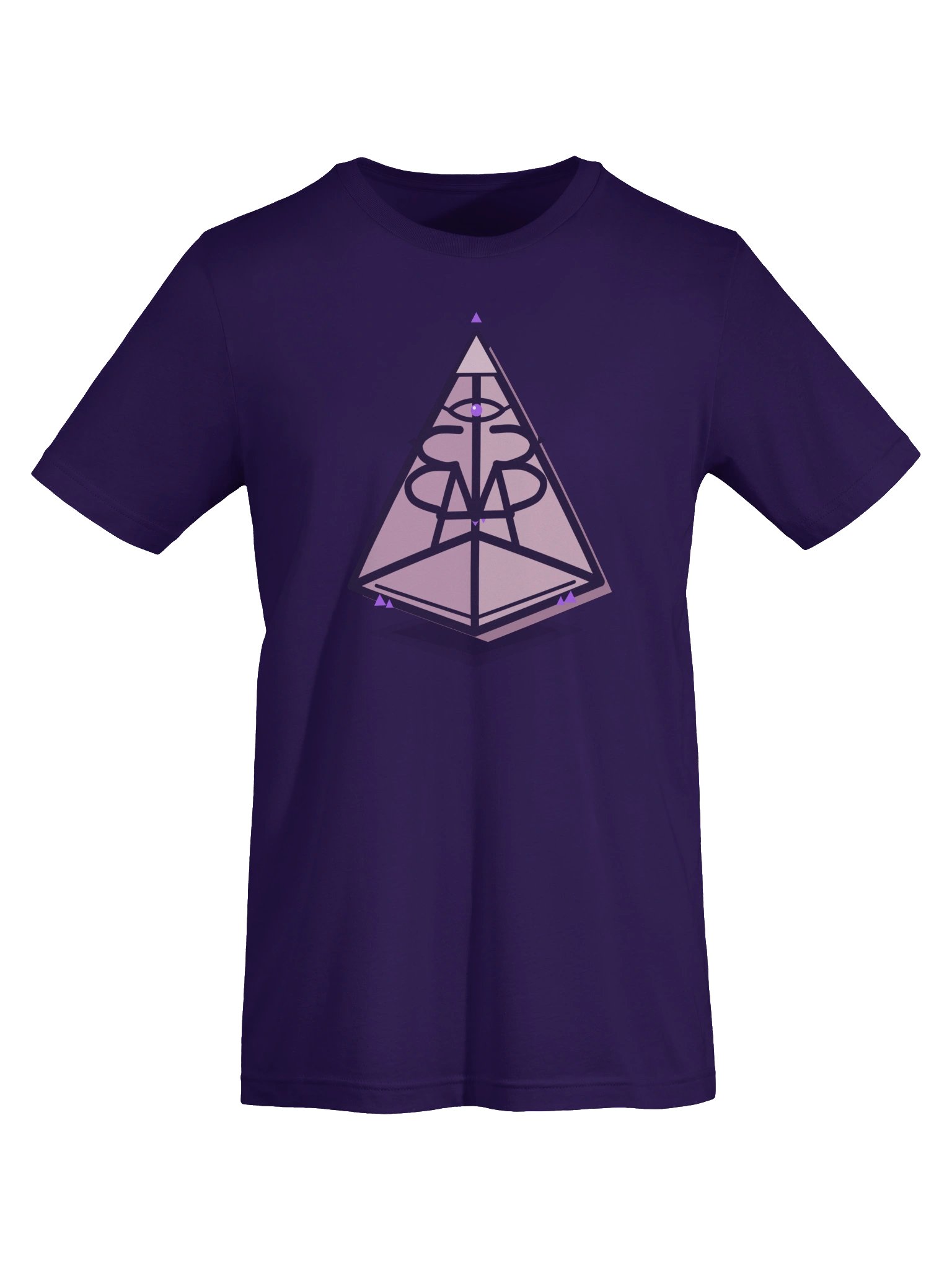 AMP-33 Pyramid 3D Tee — Purple product image (5)