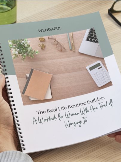 The Real Life Routine Builder: A Workbook for Women Who Are Tired of Winging It product image (2)