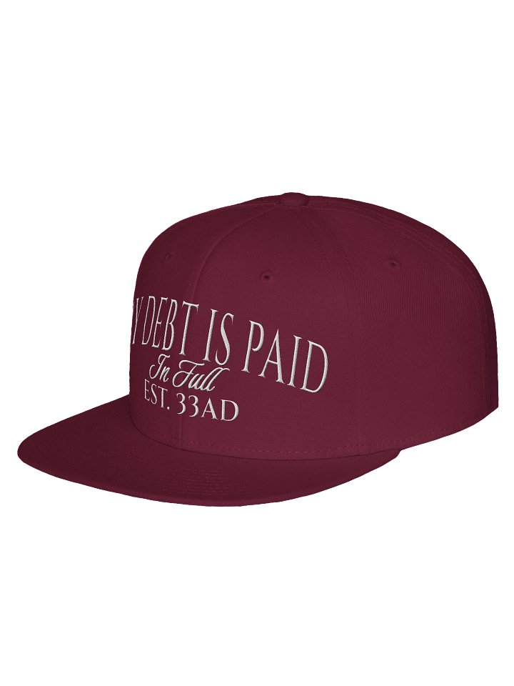 My Debt Is Paid Snapback product image (2)