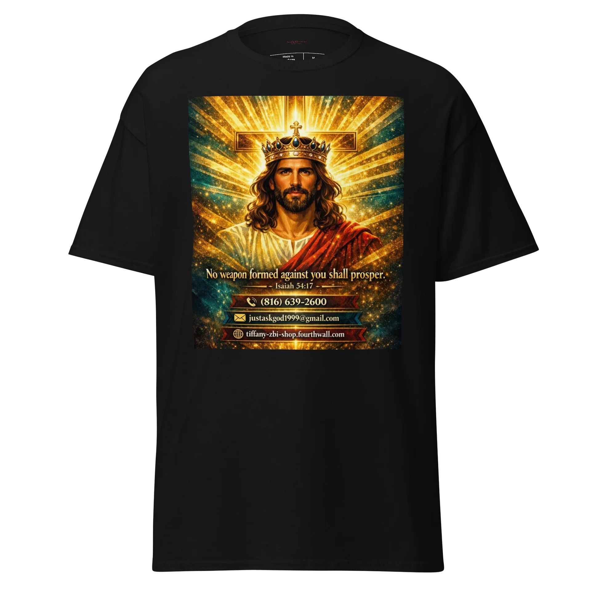 Radiant Crowned Warrior T-Shirt product image (1)