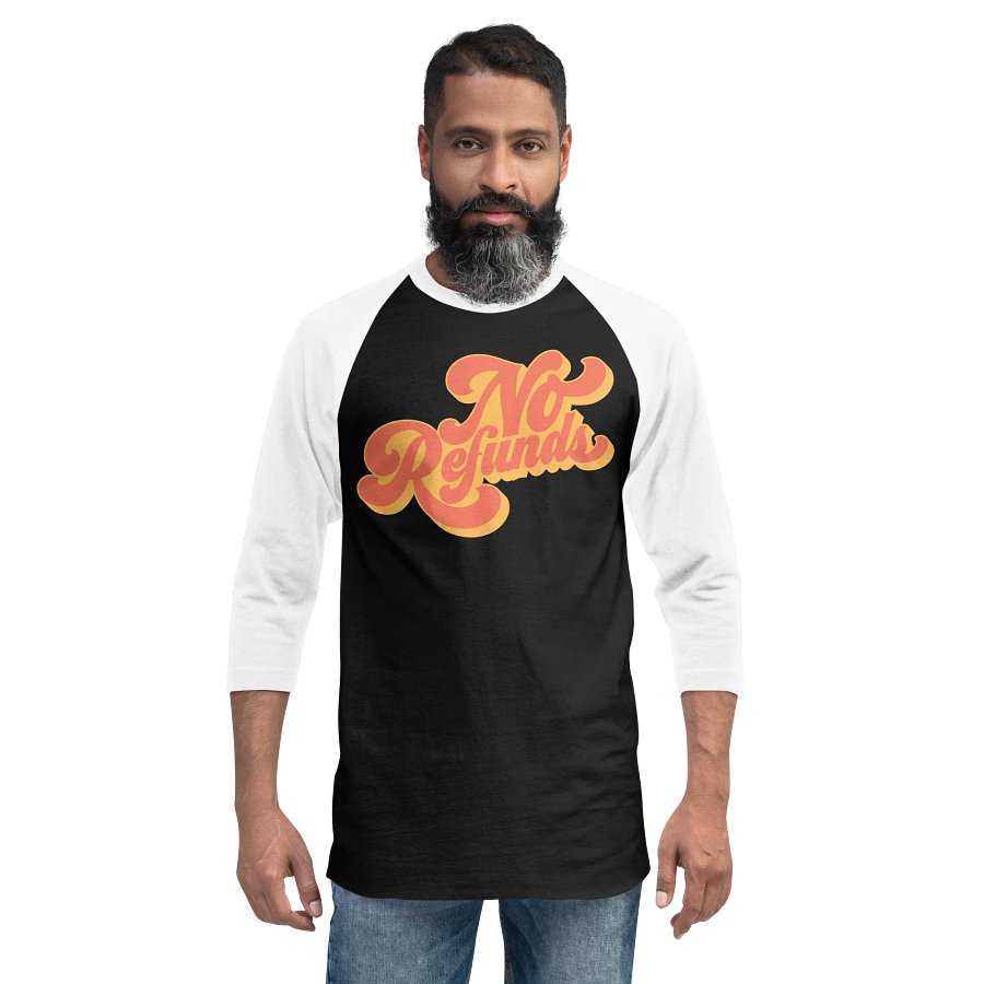 Retro Fine Print Raglan Tee product image (11)