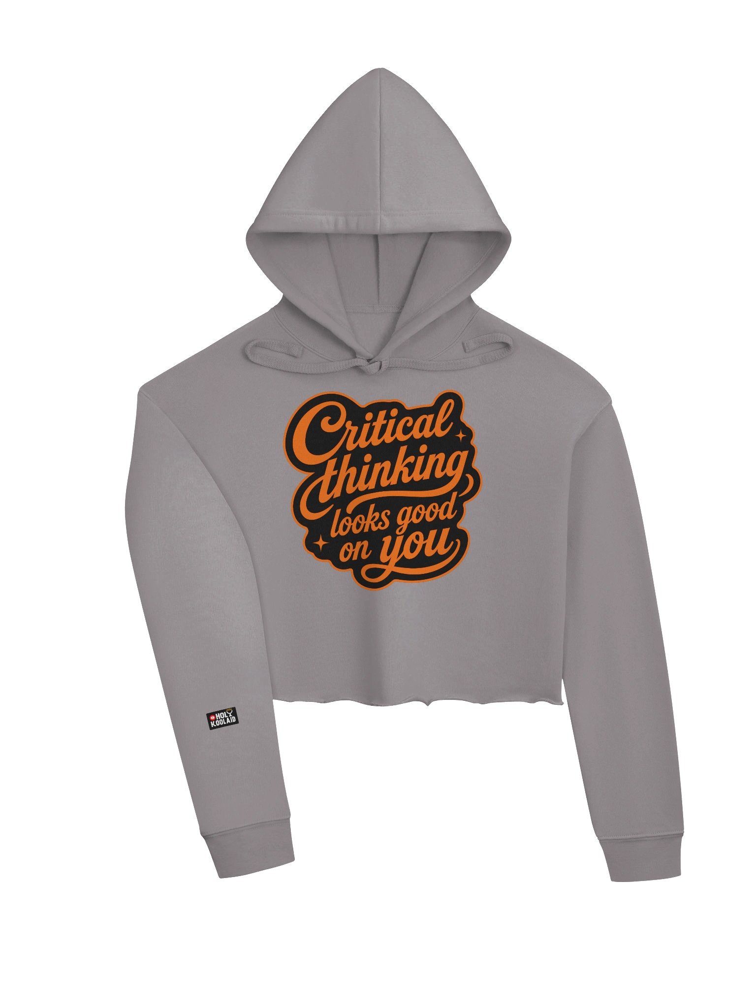 Critical Thinking Looks Good On You - Fleece Crop Hoodie product image (11)